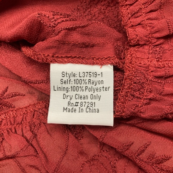 JOHNNY WAS🌻 JADE Sheer Embroidered Lace Up Mini Dress - Picture 14 of 15